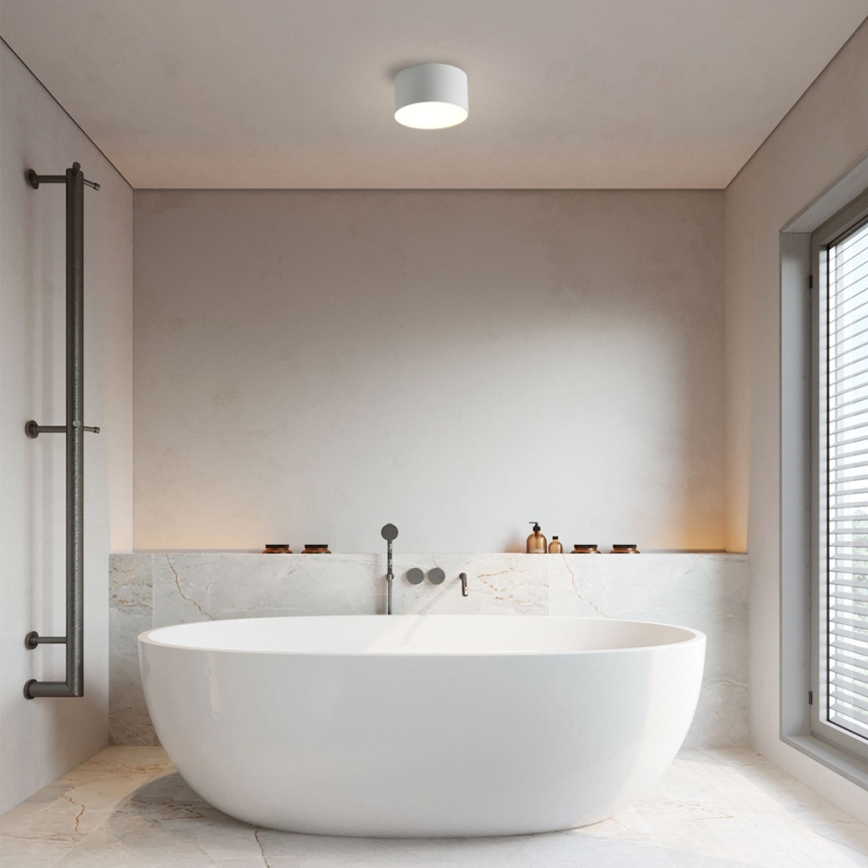 Brilagi - LED loftlampe til badeværelse FORIS LED/9W/230V Ø 9 cm hvid IP44