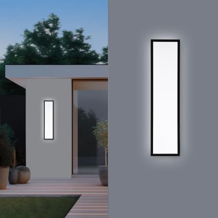 Brilagi - LED loftlampe til badeværelse FRAME LED/50W/230V 120x30 cm IP44 sort