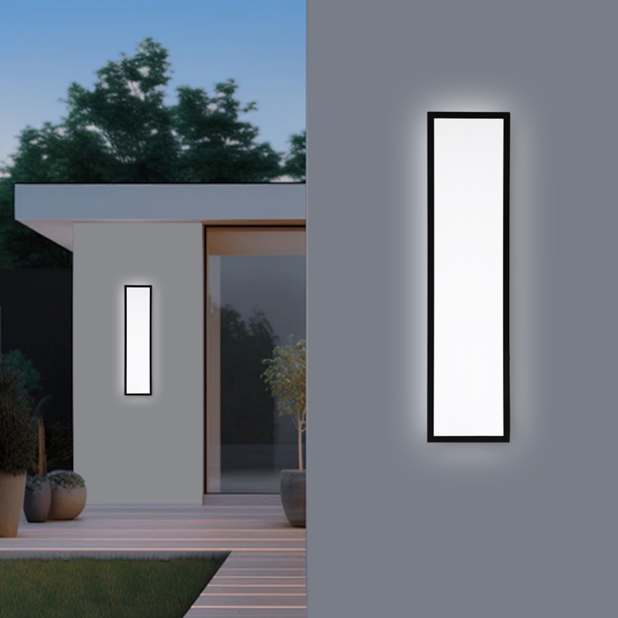 Brilagi - LED loftlampe til badeværelse FRAME LED/50W/230V 120x30 cm IP44 sort