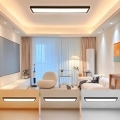 Brilagi - LED loftlampe til badeværelse FRAME LED/50W/230V 30x120 cm 3000/4000/6000K IP44 sort