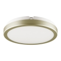 Brilagi - LED loftlampe til badeværelse PERA LED/18W/230V diameter 22 cm IP65 guldfarvet