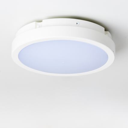 Brilagi - LED loftlampe til badeværelse PERA LED/18W/230V diameter 22 cm IP65 hvid