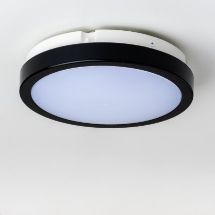 Brilagi - LED loftlampe til badeværelse PERA LED/18W/230V diameter 22 cm IP65 sort