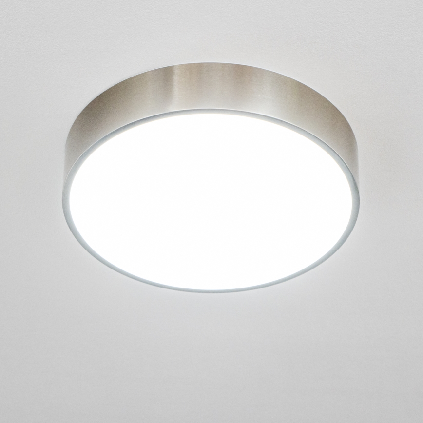 Brilagi - LED loftlampe til badeværelse POOL LED/24W/230V 3000/4000/5500K Ø 30 cm IP54 mat krom