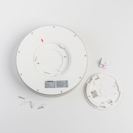 Brilagi - LED loftlampe til badeværelse POOL LED/24W/230V 3000/4000/5500K Ø 30 cm IP54 mat krom