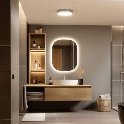 Brilagi - LED badeværelsesloftlampe POOL LED/24W/230V 3000/4000/5500K Ø 30 cm IP54 messing