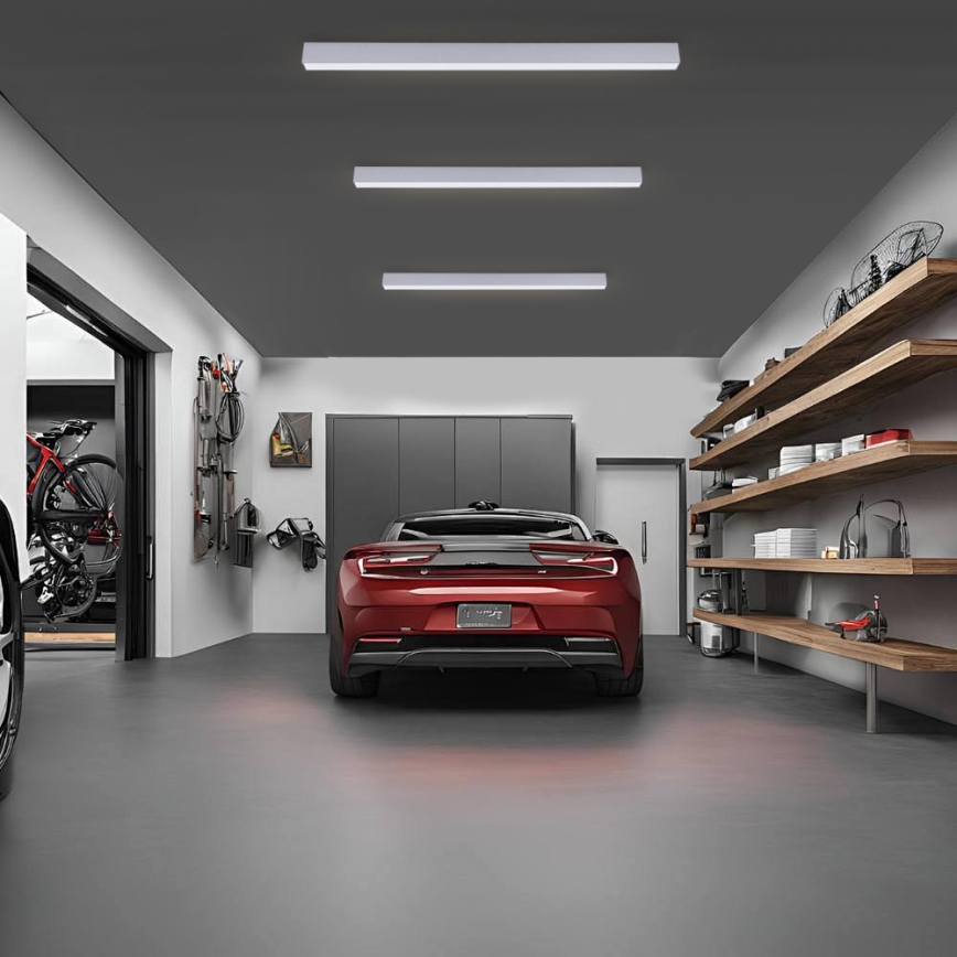 Brilagi - LED loftlampe til badeværelse SLEEKLINE LED/40W/230V 3000/4500/6000K sølv IP44