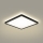 Brilagi - LED loftlampe til badeværelse ULTRA SLIM LED/18W/230V 30x30 cm sort IP54