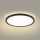 Brilagi - LED loftlampe til badeværelse ULTRA SLIM LED/18W/230V diameter 30 cm sort IP54