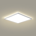 Brilagi - LED loftlampe til badeværelse ULTRA SLIM LED/24W/230V 42x42 cm sølv IP54