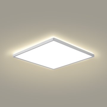 Brilagi - LED loftlampe til badeværelse ULTRA SLIM LED/24W/230V 42x42 cm sølv IP54