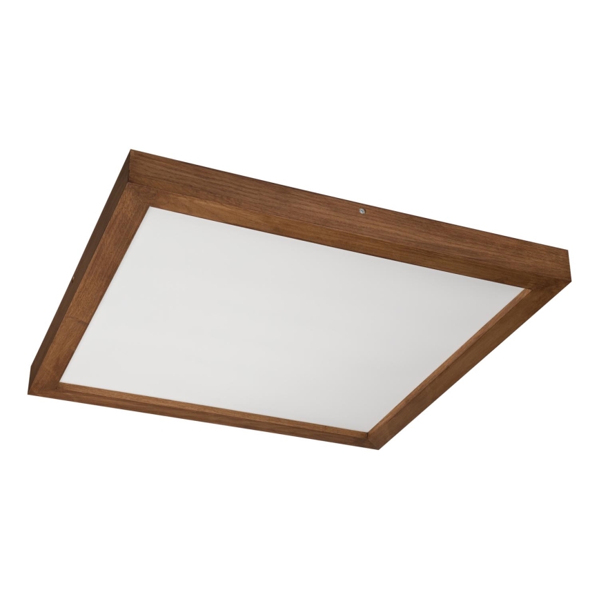 Brilagi - LED Loftlampe til Badeværelse WOODY FRAME LED/50W/230V 60x60 cm IP44 egetræ kirsebær