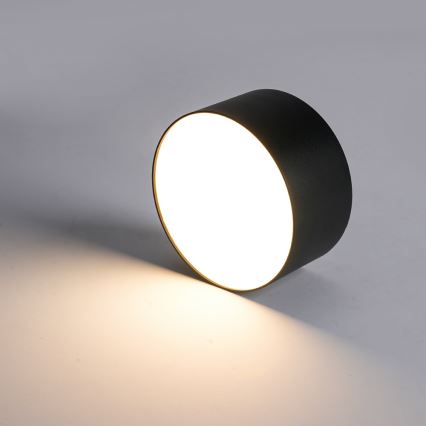 Brilagi - LED-badeværelsesloftlampe FORIS LED/20W/230V Ø 15 cm sort IP44