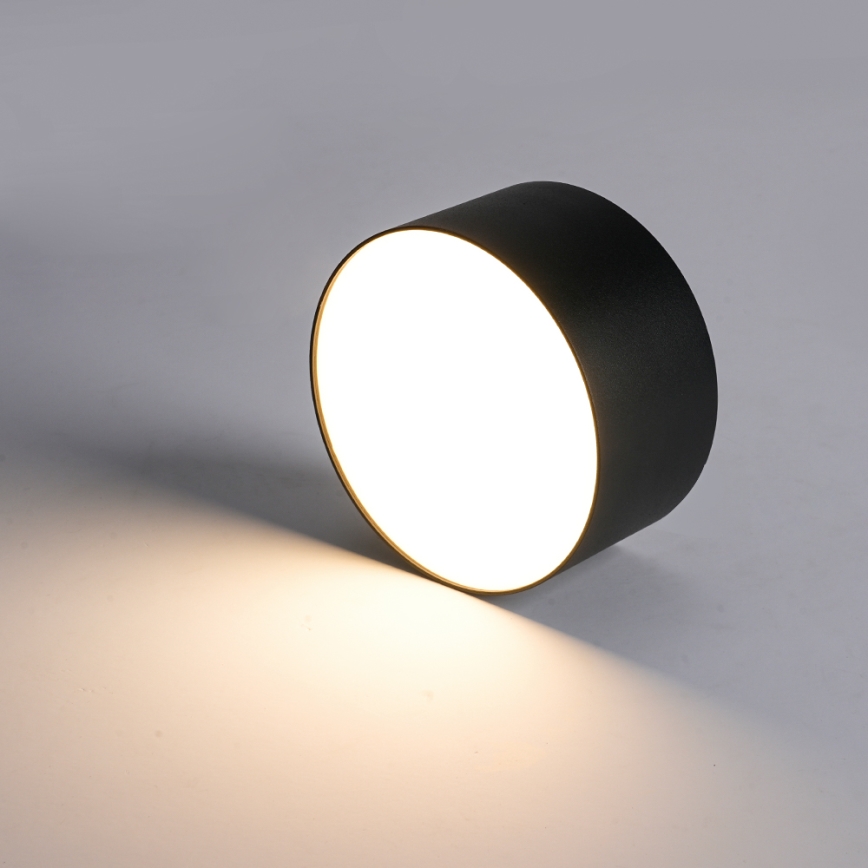 Brilagi - LED-badeværelsesloftlampe FORIS LED/20W/230V Ø 15 cm sort IP44