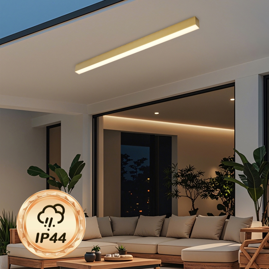 Brilagi - LED badeværelsesloftlampe SLEEKLINE LED/40W/230V 3000/4500/6000K guld IP44