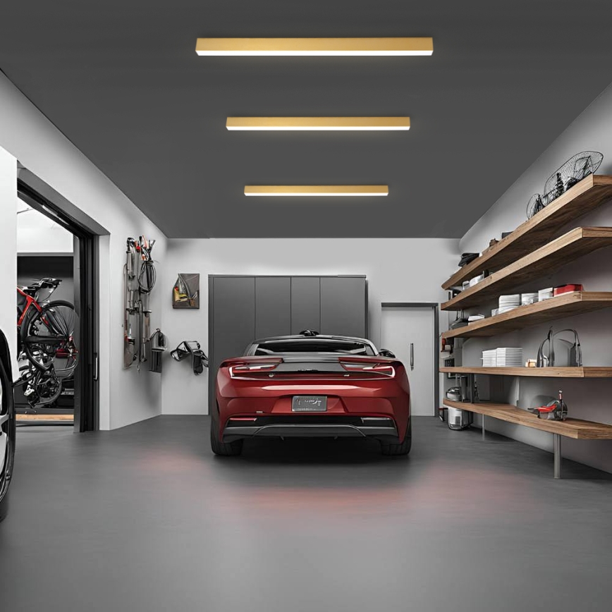 Brilagi - LED badeværelsesloftlampe SLEEKLINE LED/40W/230V 3000/4500/6000K guld IP44