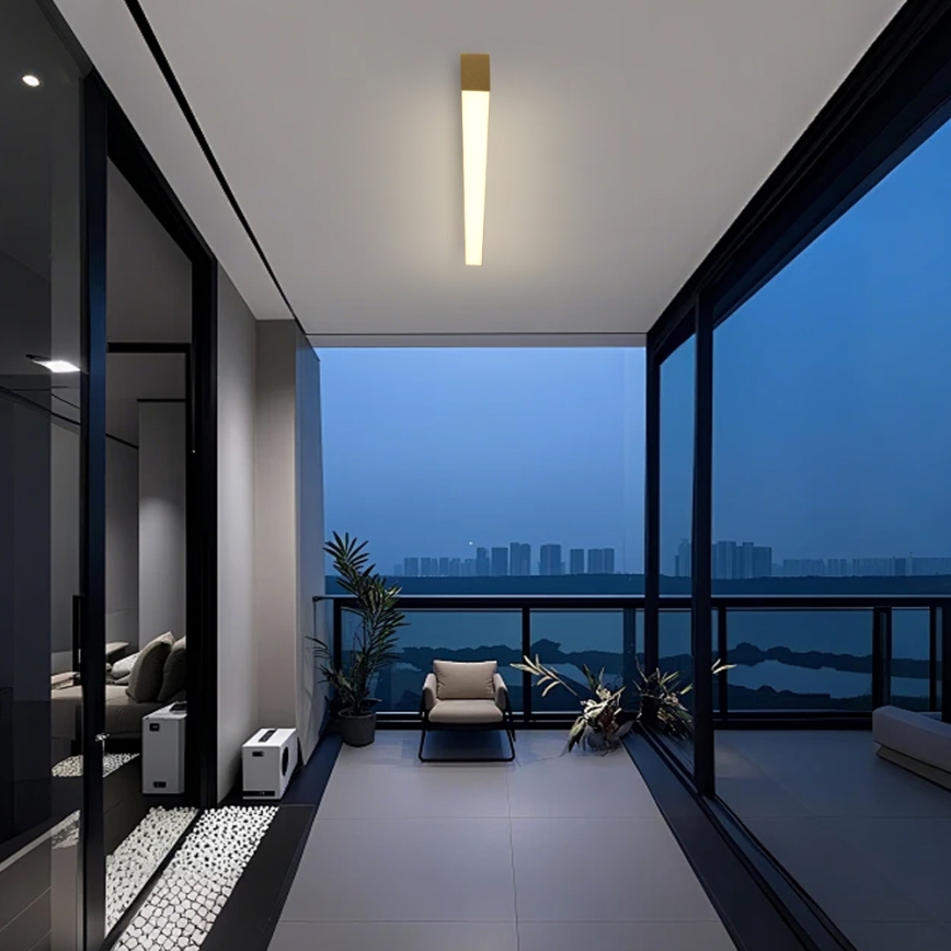 Brilagi - LED badeværelsesloftlampe SLEEKLINE LED/40W/230V 3000/4500/6000K guld IP44