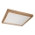 Brilagi - LED Loftlampe til badeværelset WOODY FRAME LED/40W/230V 60x60 cm IP44 eg