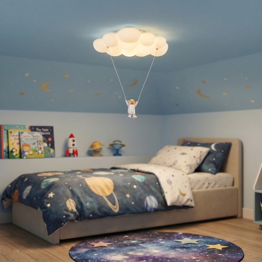 Brilagi - LED loftlampe til børn ASTRO LED/77W/230V hvid