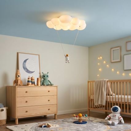 Brilagi - LED loftlampe til børn ASTRO LED/77W/230V hvid