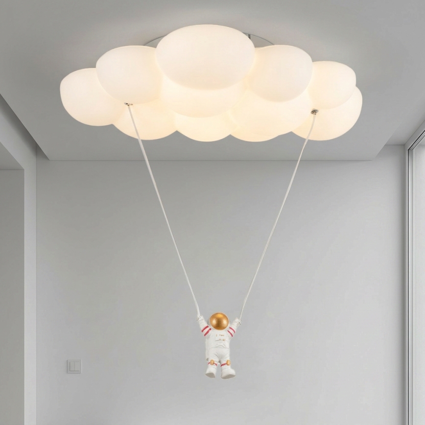 Brilagi - LED loftlampe til børn ASTRO LED/77W/230V hvid