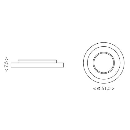 BRILAGI - LED loftslampe til børneværelset ASTRO LED/80W/230V 3000/4500/6000K Ø 51 cm