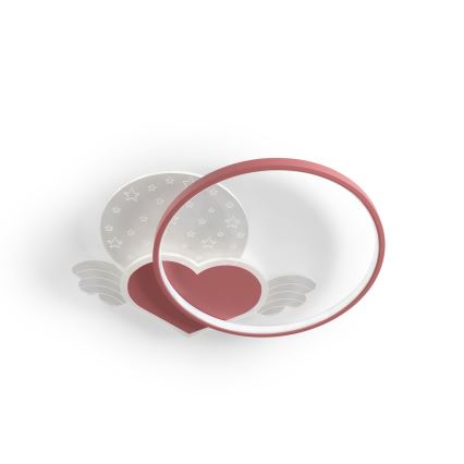 Brilagi - LED loftlampe til børneværelset LOVE LED/48W/230V 3000/4500/6000K lyserød