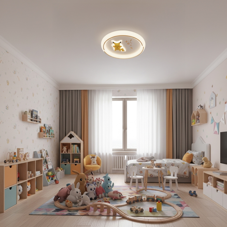 Brilagi - LED loftlampe til børn THUNDER LED/90W/230V 3000/4500/6000K Ø 50 cm