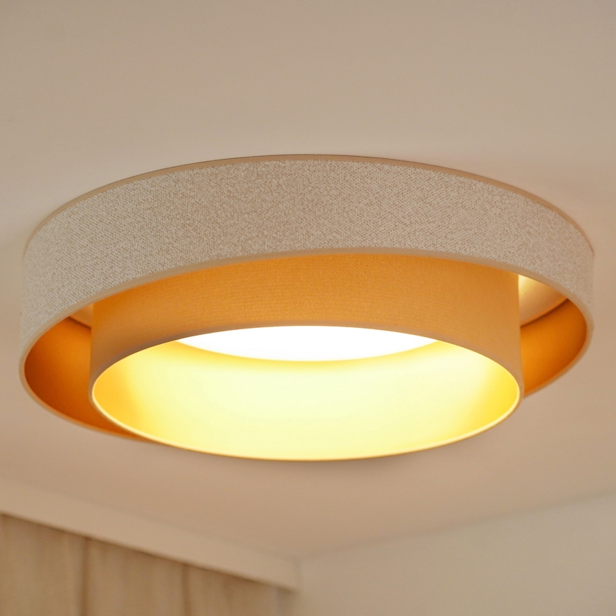 Brilagi - LED loftlampe VEGAS SHINE LED/24W/230V diameter 60 cm beige/cremefarvet