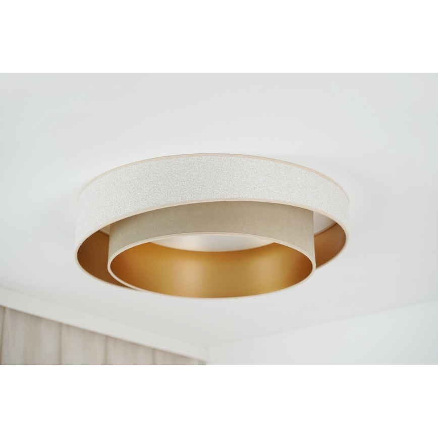 Brilagi - LED loftlampe VEGAS SHINE LED/24W/230V diameter 60 cm beige/cremefarvet
