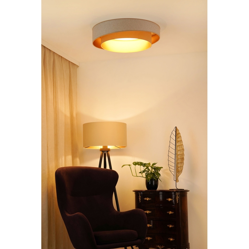 Brilagi - LED loftlampe VEGAS SHINE LED/24W/230V diameter 60 cm beige/cremefarvet