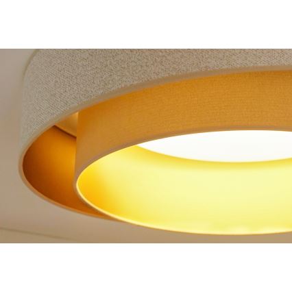 Brilagi - LED loftlampe VEGAS SHINE LED/24W/230V diameter 60 cm beige/cremefarvet