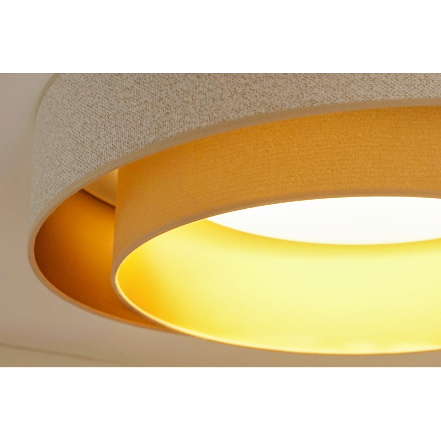 Brilagi - LED loftlampe VEGAS SHINE LED/24W/230V diameter 60 cm beige/cremefarvet