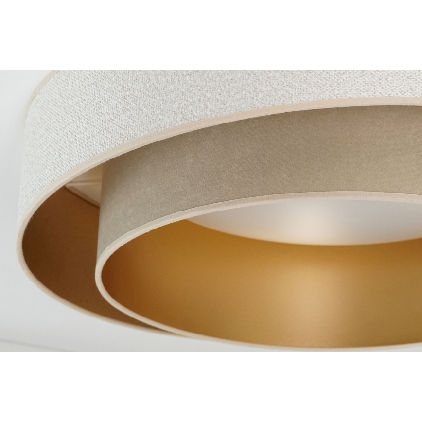 Brilagi - LED loftlampe VEGAS SHINE LED/24W/230V diameter 60 cm beige/cremefarvet