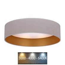 Brilagi - LED loftlampe VELVET LED/12W/230V diam. 30 cm 3000K/4000K/6400K cremefarvet/guldfarvet