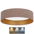 Brilagi - LED loftlampe VELVET LED/24W/230V 3000/4000/6400K beige/guldfarvet