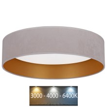 Brilagi - LED loftlampe VELVET LED/24W/230V 3000/4000/6400K cremefarvet/guldfarvet