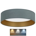 Brilagi - LED loftlampe VELVET LED/24W/230V 3000/4000/6400K mintgrøn/guldfarvet