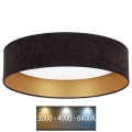 Brilagi - LED Loftlampe VELVET LED/24W/230V Ø 40 cm 3000/4000/6400K sort/guld