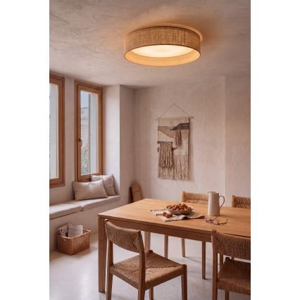Brilagi - LED-loftlampe VELVET SIMPLE LED/24W/230V 3000K Ø 45 cm beige