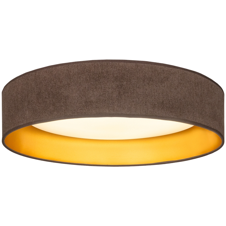 Brilagi - LED loftlampe VELVET SIMPLE LED/24W/230V 3000K Ø 45 cm brun/guld