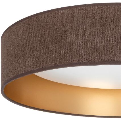 Brilagi - LED loftlampe VELVET SIMPLE LED/24W/230V 3000K Ø 45 cm brun/guld
