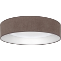 Brilagi - LED-loftlampe VELVET SIMPLE LED/24W/230V 3000K Ø 45 cm brun