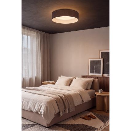 Brilagi - LED-loftlampe VELVET SIMPLE LED/24W/230V 3000K Ø 45 cm brun