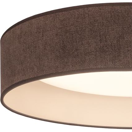 Brilagi - LED-loftlampe VELVET SIMPLE LED/24W/230V 3000K Ø 45 cm brun