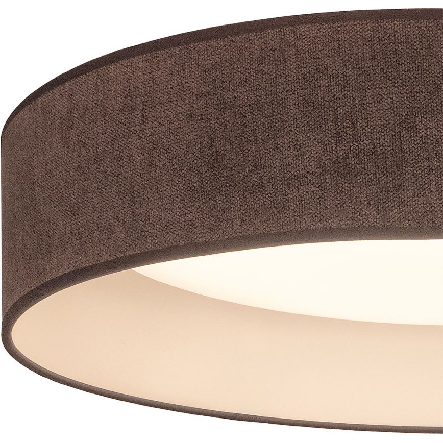Brilagi - LED-loftlampe VELVET SIMPLE LED/24W/230V 3000K Ø 45 cm brun