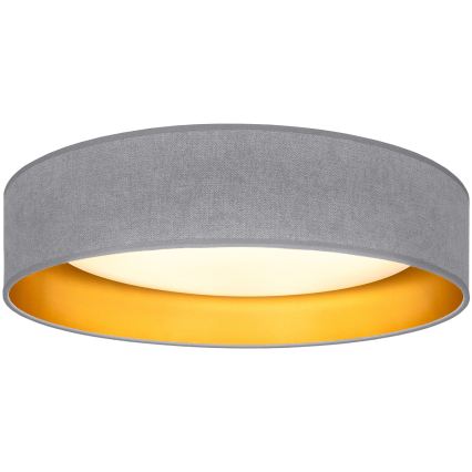 Brilagi - LED loftlampe VELVET SIMPLE LED/24W/230V 3000K Ø 45 cm grå/guld
