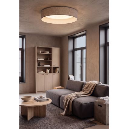 Brilagi - LED loftlampe VELVET SIMPLE LED/24W/230V 3000K Ø 45 cm grå
