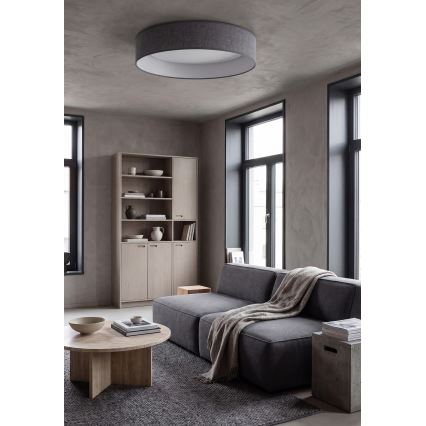 Brilagi - LED loftlampe VELVET SIMPLE LED/24W/230V 3000K Ø 45 cm grå