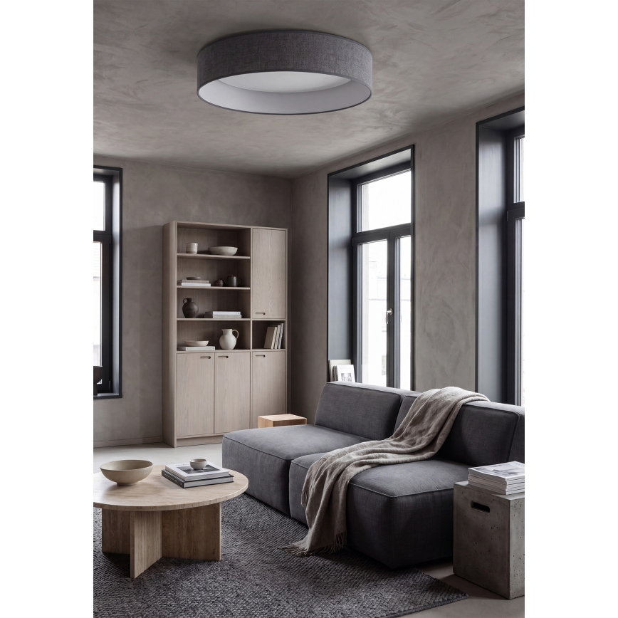 Brilagi - LED loftlampe VELVET SIMPLE LED/24W/230V 3000K Ø 45 cm grå